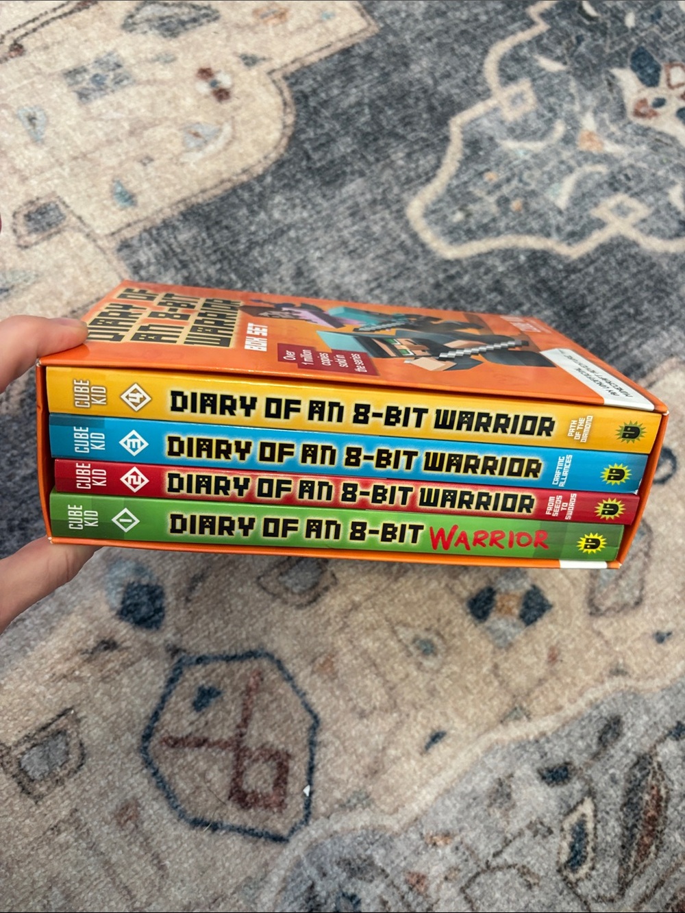 Diary of an 8-Bit Warrior Book Set - Orange/Red/Blue/Green
